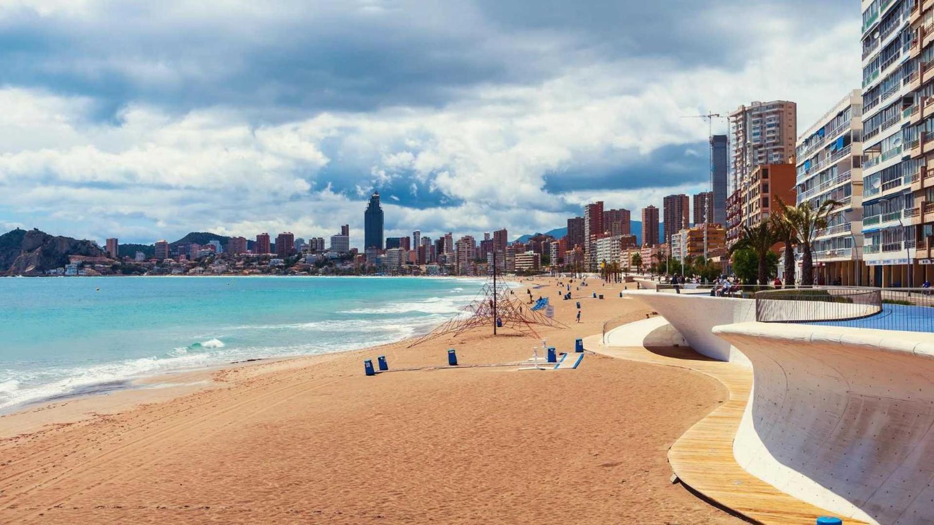 Apartamento Centro Playa If Бенидорм Екстериор снимка